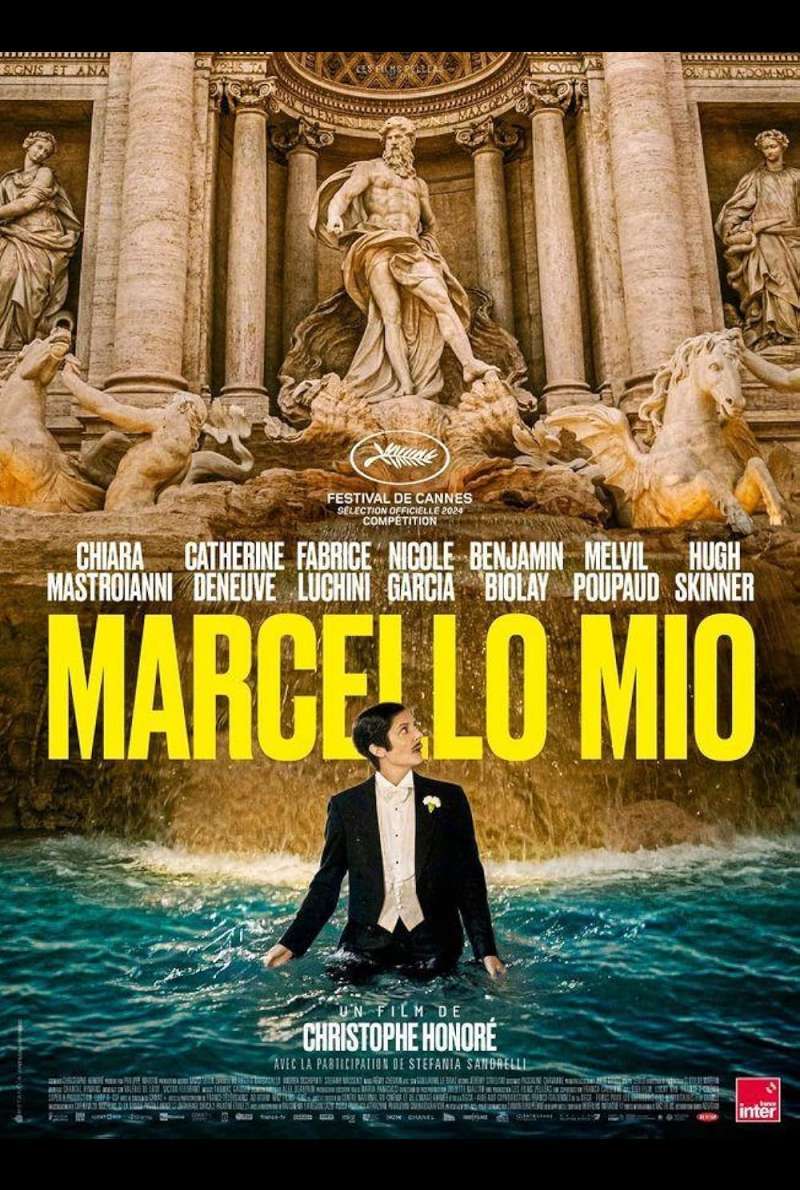 Filmplakat zu Marcello Mio (2024) von Christophe Honoré