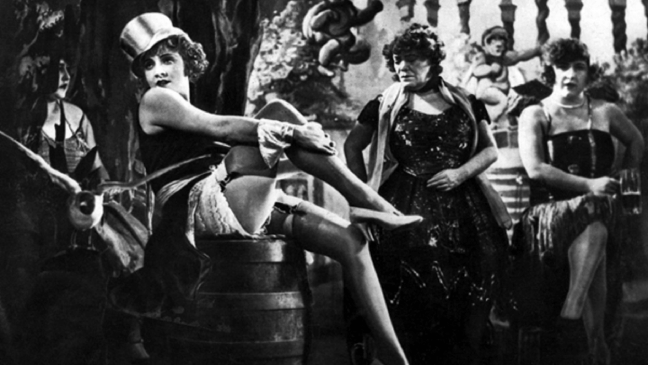 Marlene Dietrich in "Der Blaue Engel"; Gemeinfrei