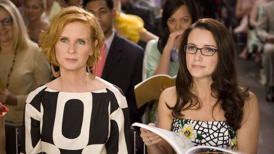 Cynthia Nixon (l.) in Sex and the City