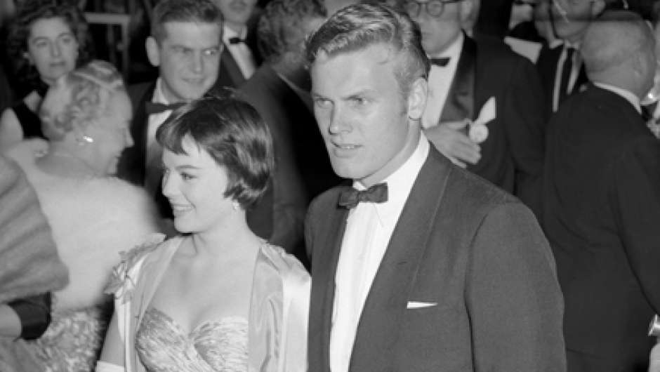 Tab Hunter mit Natalie Wood bei den Academy Awards 1956