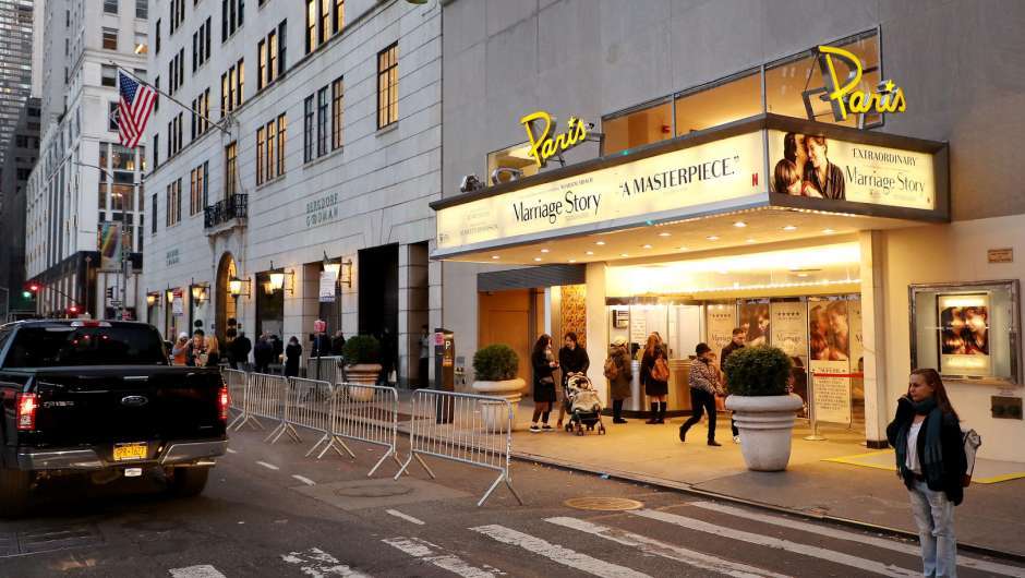 Im Paris Theatre in New York City läuft derzeit Noah Baumbachs "Marriage Story".