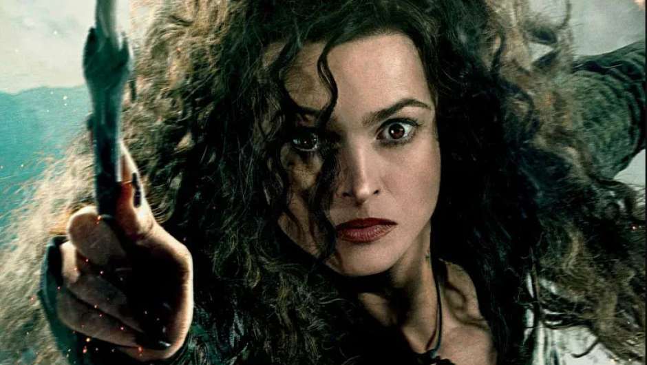 Bellatrix Lestrange (Helena Bonham Carter) in Harry Potter
