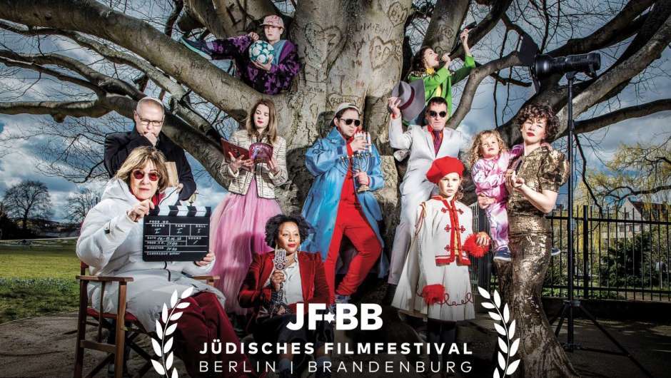 Hauptmotiv des Jüdischen Filmfestivals Berlin Brandenburg 2022