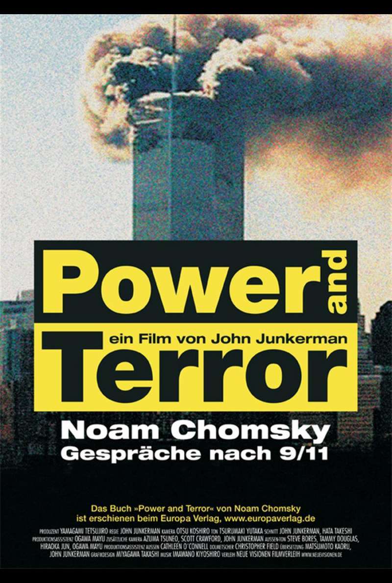 Power and Terror: Noam Chomsky - Gespräche nach 9/11 Plakat