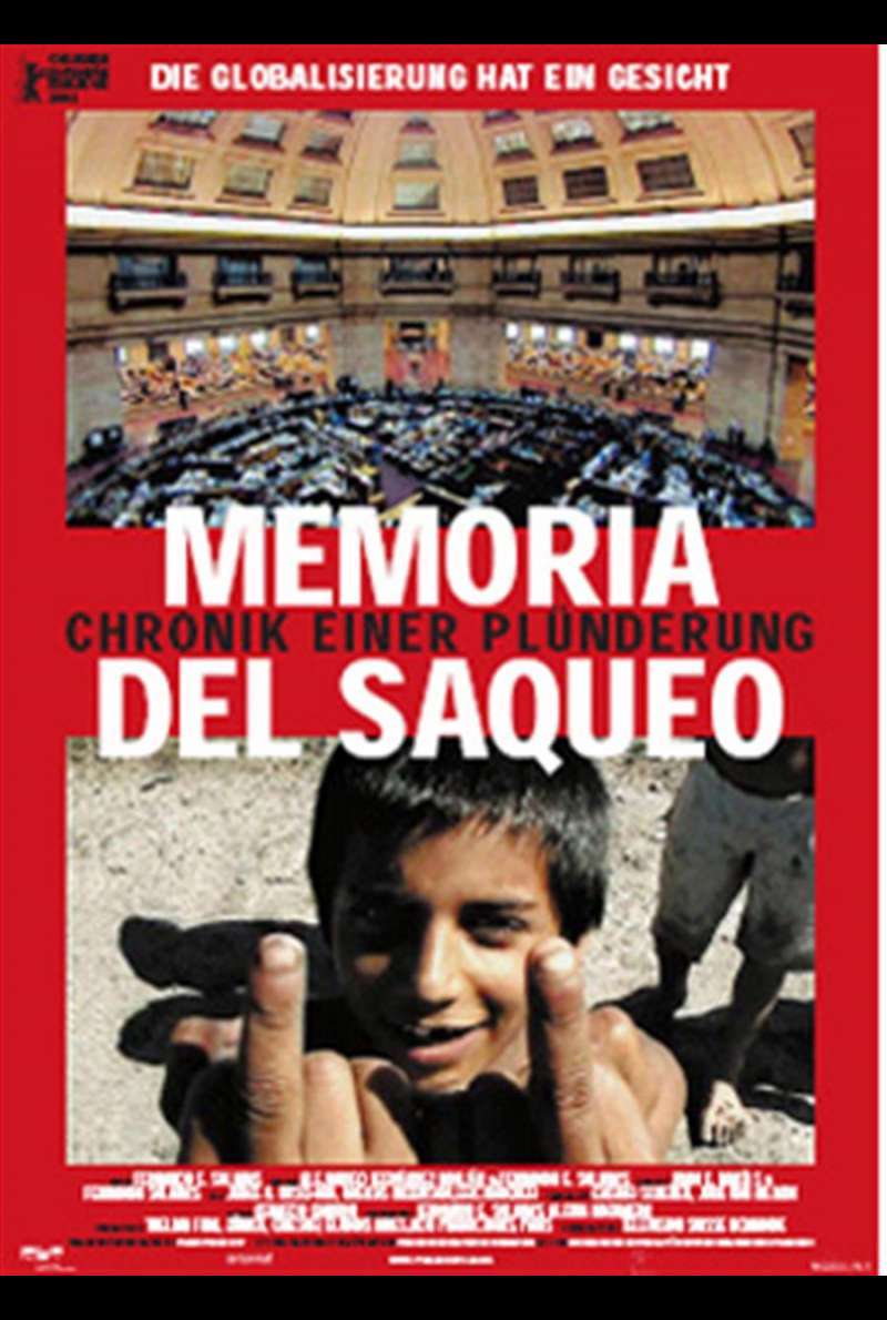 Memoria del Saqueo - Chronik einer Plünderung Plakat