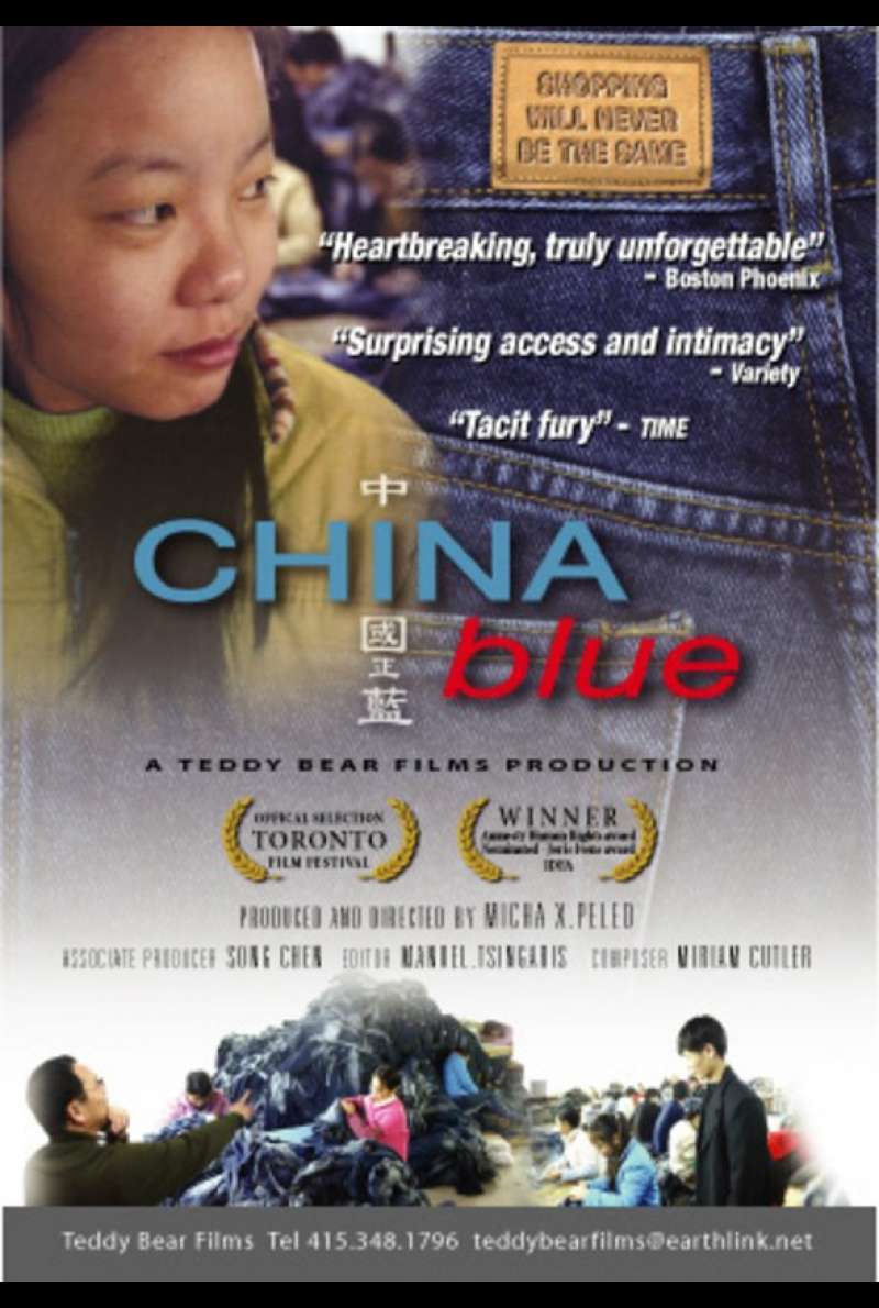 China Blue Plakat