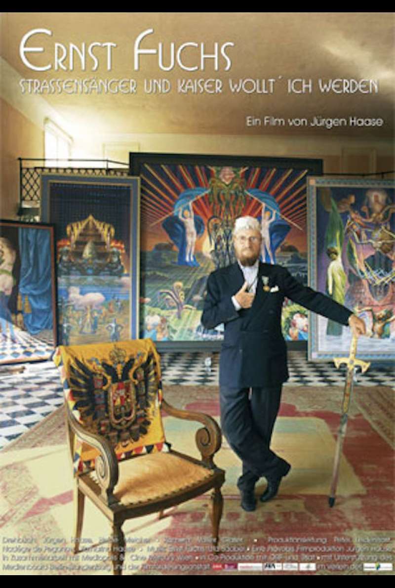 Ernst Fuchs - Straßensänger und Kaiser wollt' ich werden Plakat