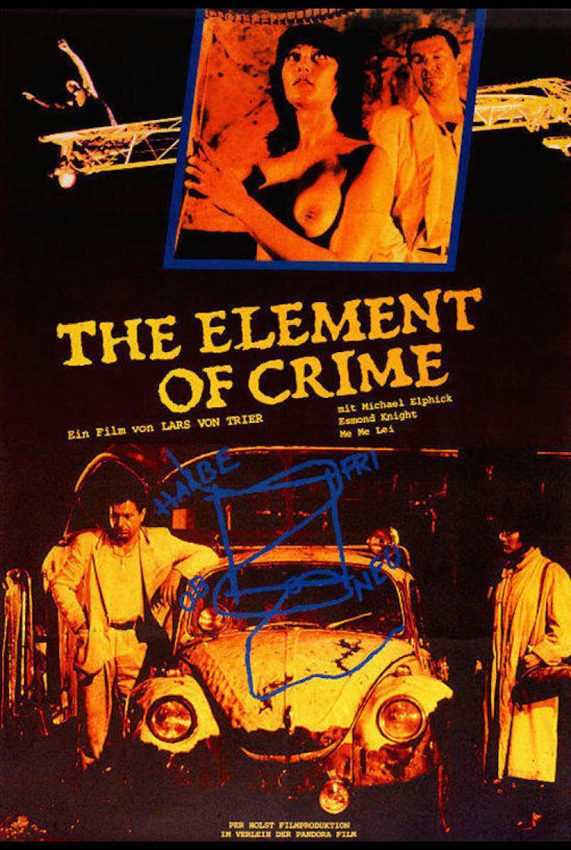 Element of Crime - Forbrydelsens element Plakat