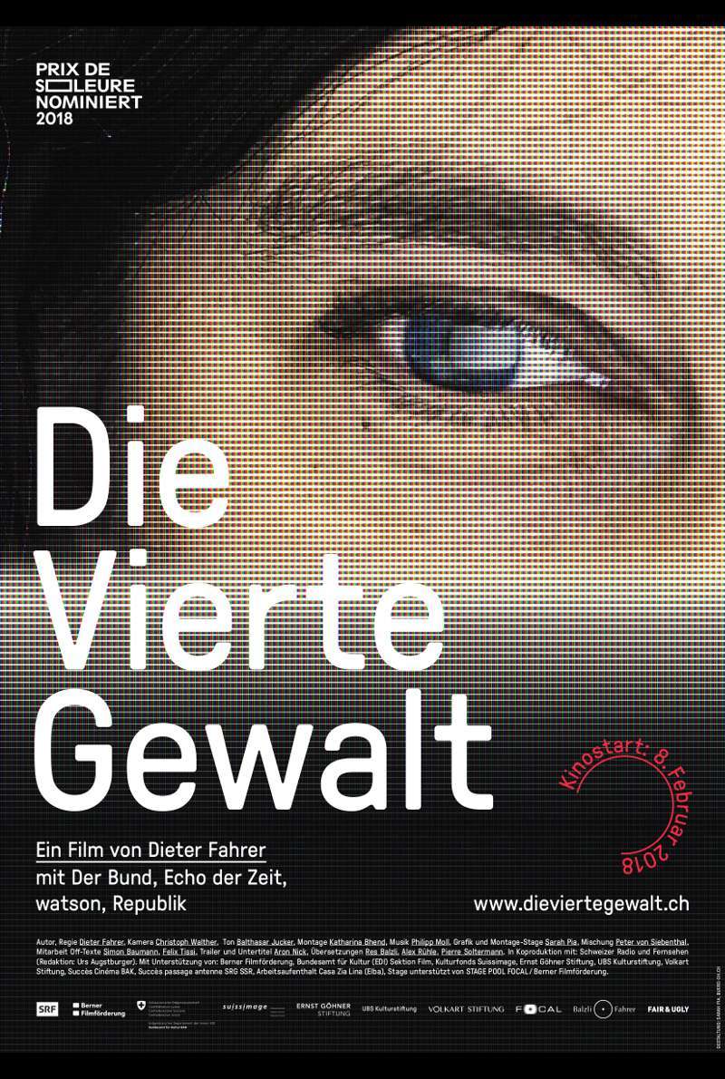 Filmplakat (CH) zu Die Vierte Gewalt (2018)