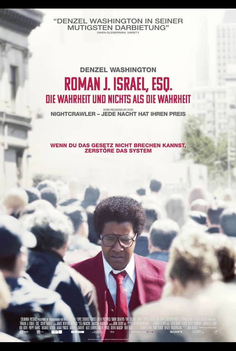 Filmplakat zu Roman J. Israel, Esq. - Die Wahrheit und nichts als die Wahrheit (2018)