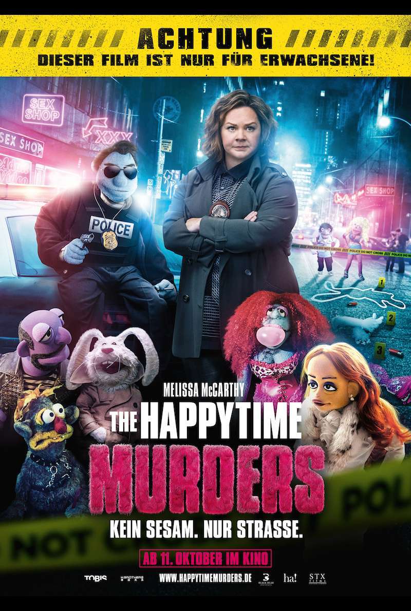 Filmplakat zu The Happytime Murders (2018)