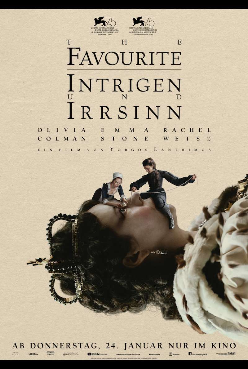 Filmplakat zu The Favourite - Intrigen und Irrsinn (2018)