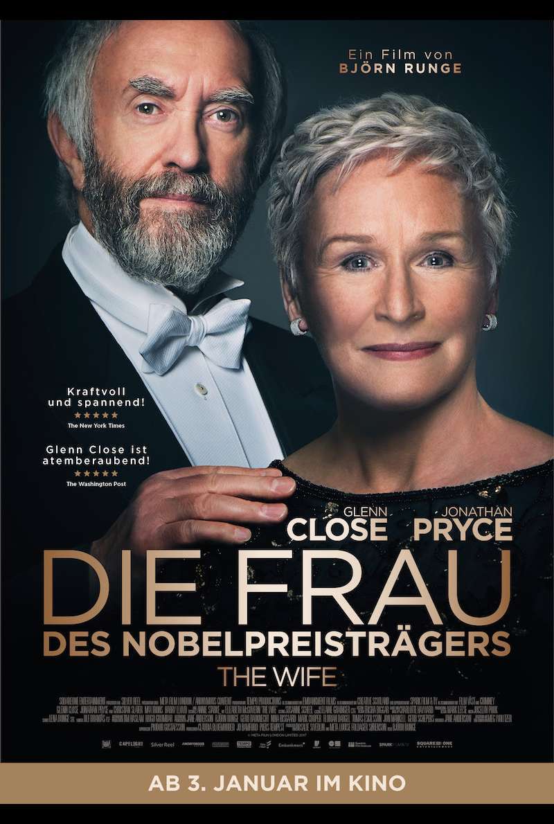 Filmplakat zu Die Frau des Nobelpreisträgers (2018)