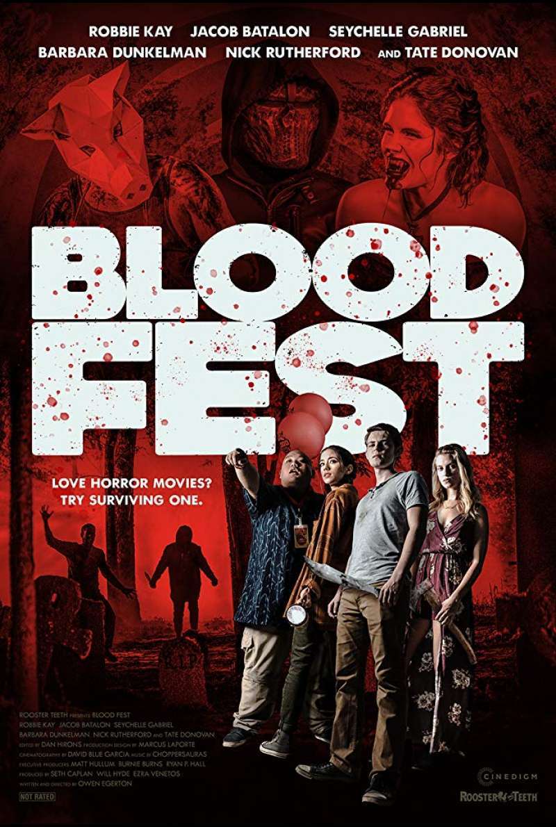 US-Filmplakat zu Blood Fest (2018)