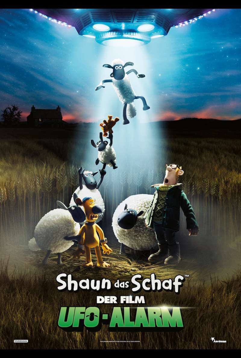 Teaserplakat zu Shaun das Schaf- Der Film: UFO-Alarm (2019)