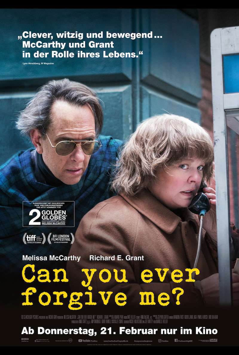 Filmplakat zu Can You Ever Forgive Me? (2018)