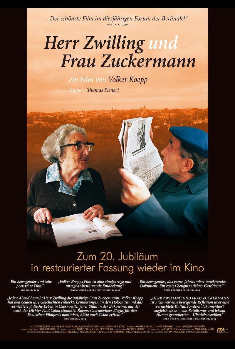 Filmplakat zu Herr Zwilling und Frau Zuckermann (1999)