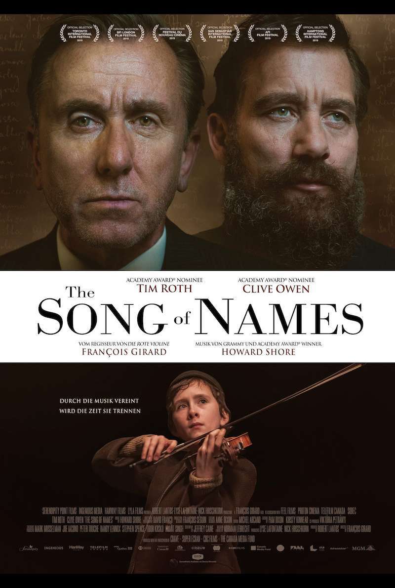 Filmplakat zu The Song of Names (2019)