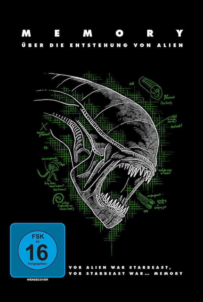 DVD-Cover zu Memory: Über die Entstehung von Alien (2019)