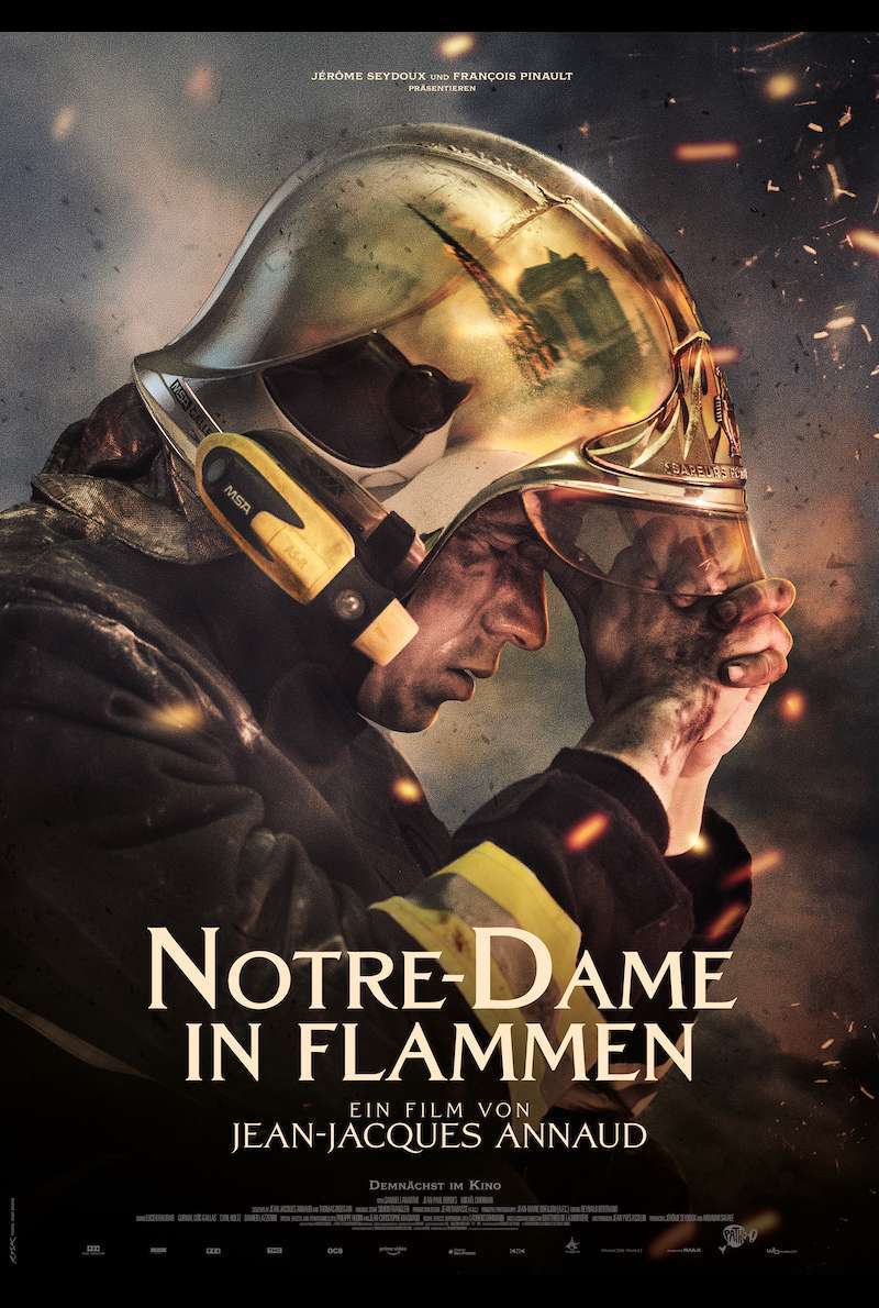 Filmplakat zu Notre-Dame in Flammen (2022)
