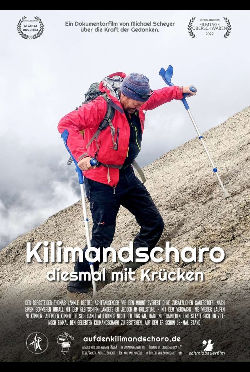 Filmstill zu Kilimandscharo - Diesmal mit Krücken (2022) von Michael Scheyer
