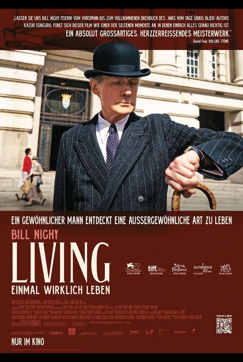 Filmplakat zu Living - Einmal wirklich leben (2022)