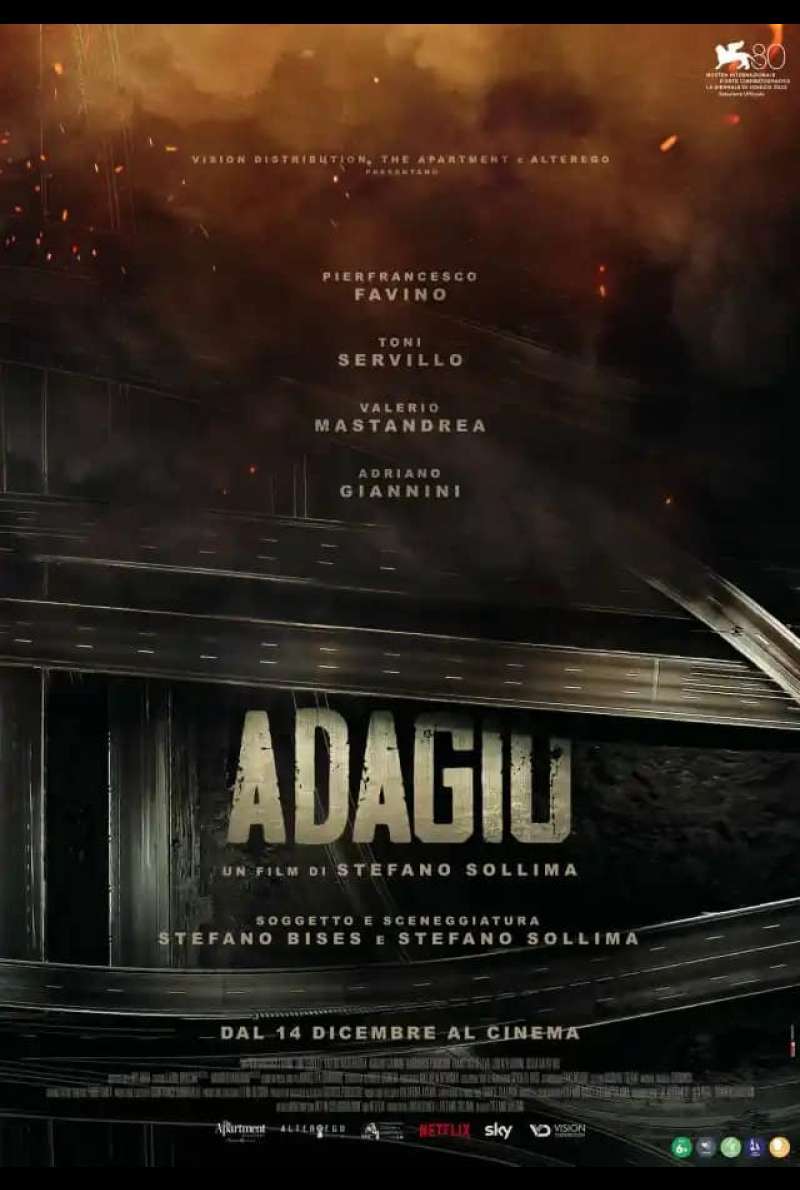 Filmplakat zu Adagio (2023) von Stefano Sollima