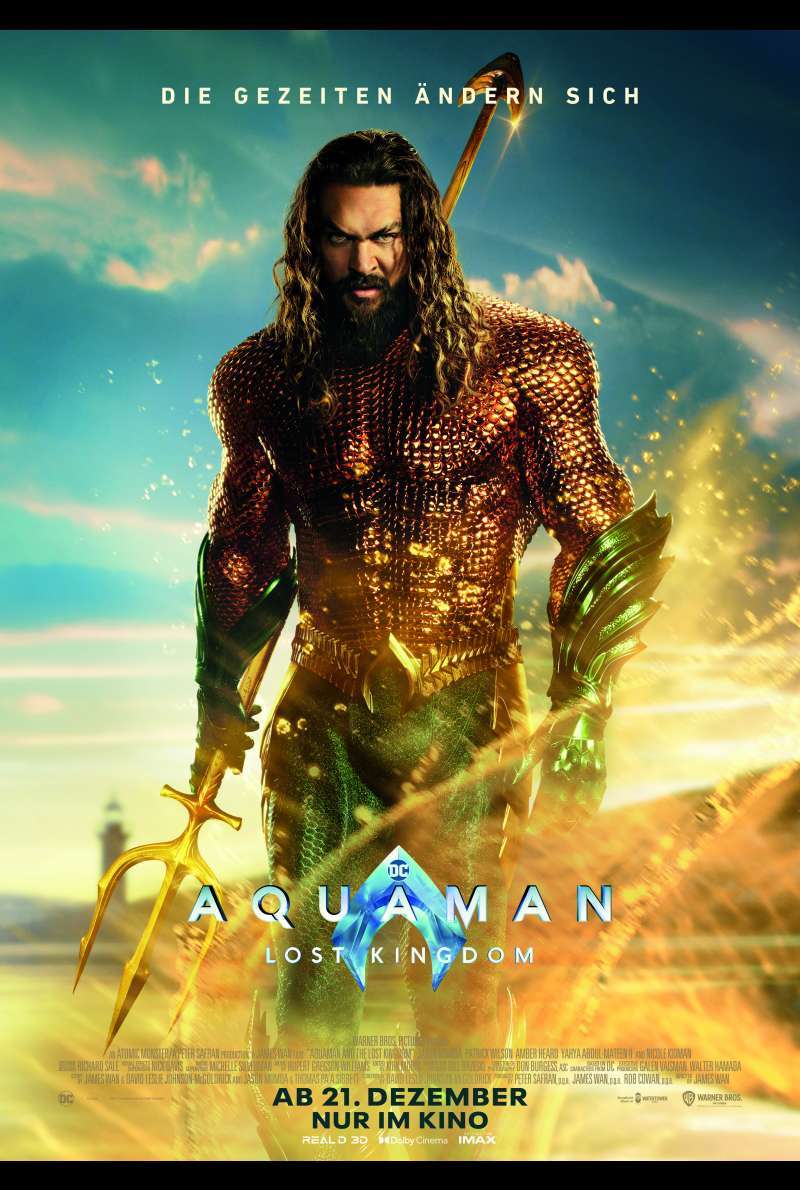 Filmplakat zu Aquaman: Lost Kingdom (2023) von James Wan