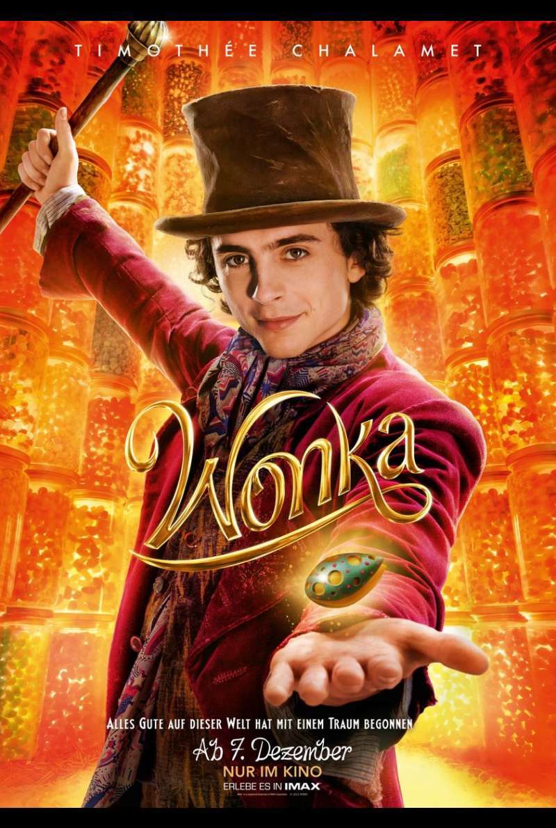 Filmplakat zu Wonka (2023) von Paul King
