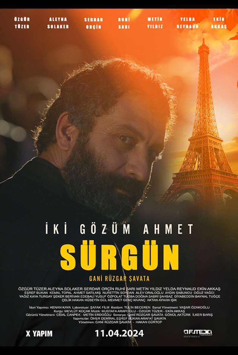 Filmplakat zu İki Gözüm Ahmet: Sürgün (2024) von Hakan Gürtop, Gani Rüzgar Savata