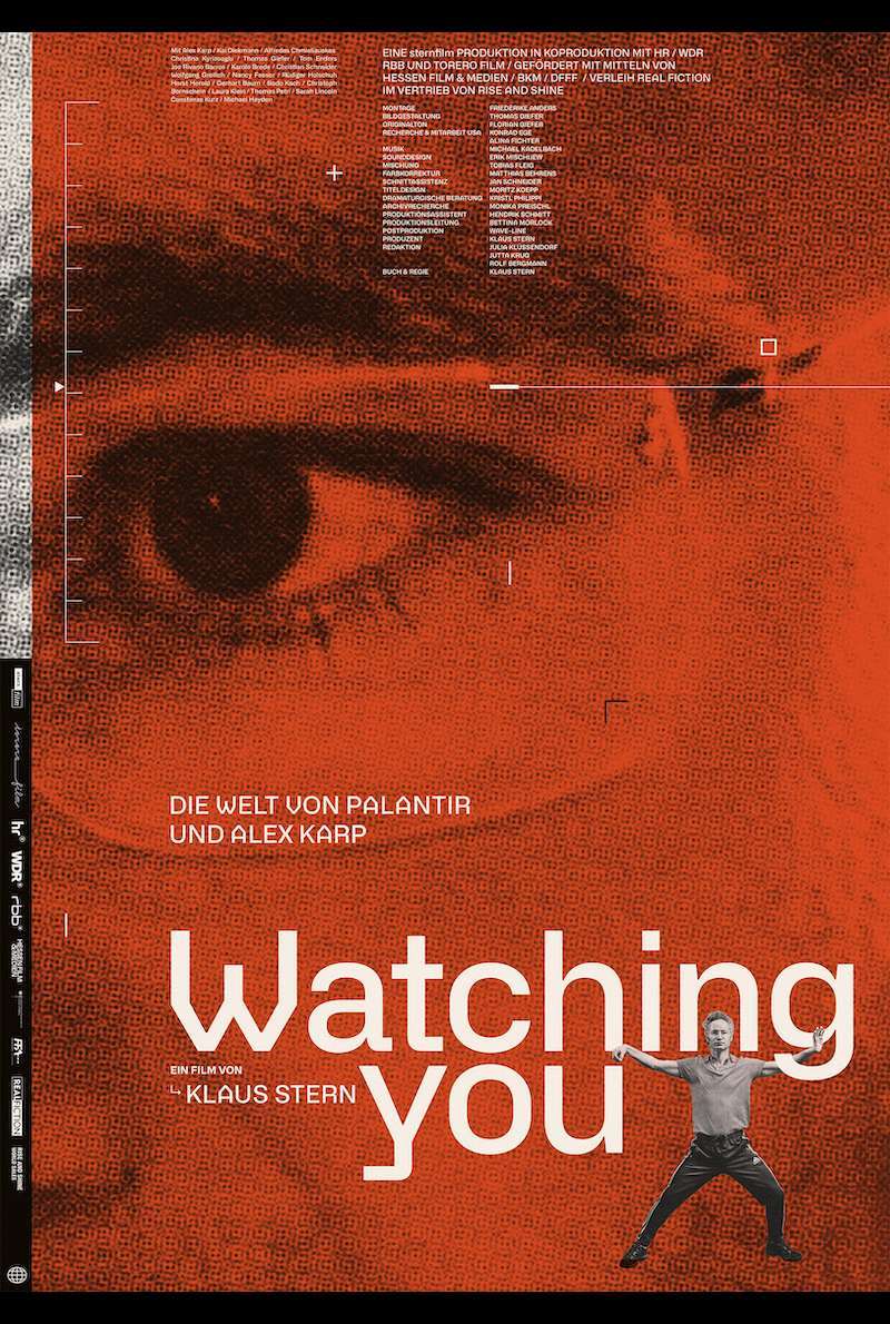 Filmplakat zu Watching You - Die Welt von Palantir und Alex Karp (2024)