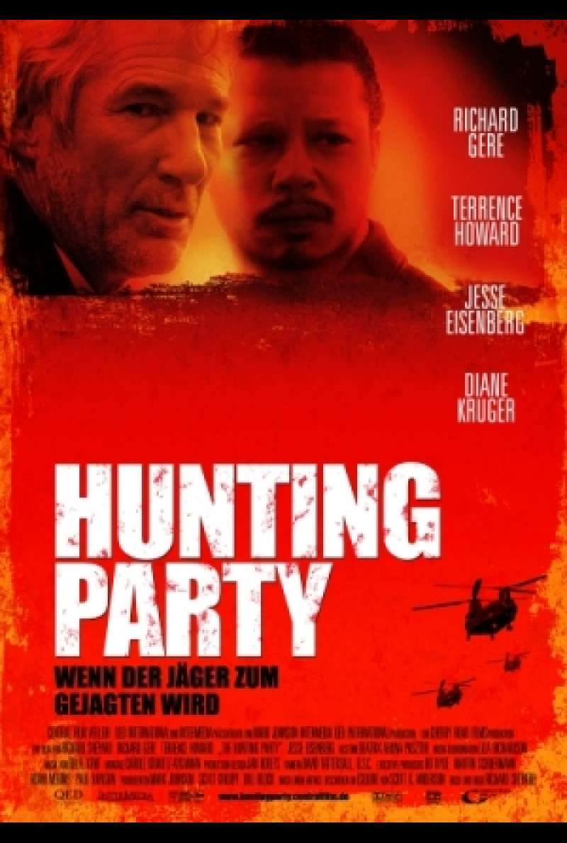 Filmplakat zu Hunting Party – Wenn der Jäger zum Gejagten wird / The Hunting Party von Richard Shepard