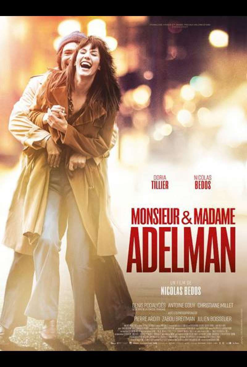 Monsieur et Madame Adelman von Nicolas Bedos - Filmplakat