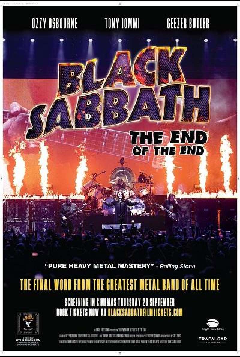 Black Sabbath - The End of the End - Filmplakat (INT)