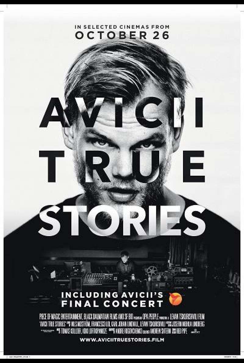 Avicii: True Stories - Filmplakat