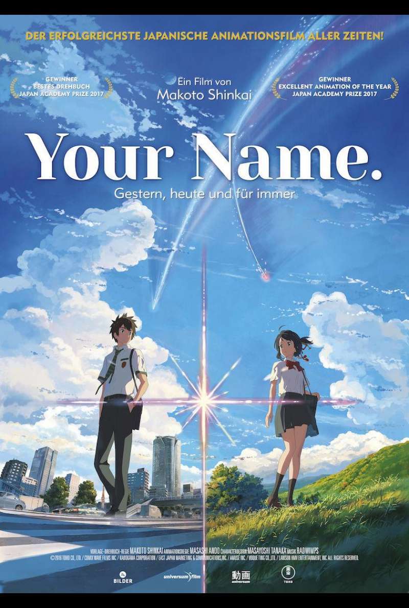 Your Name. - Gestern, heute und für immer - Filmplakat