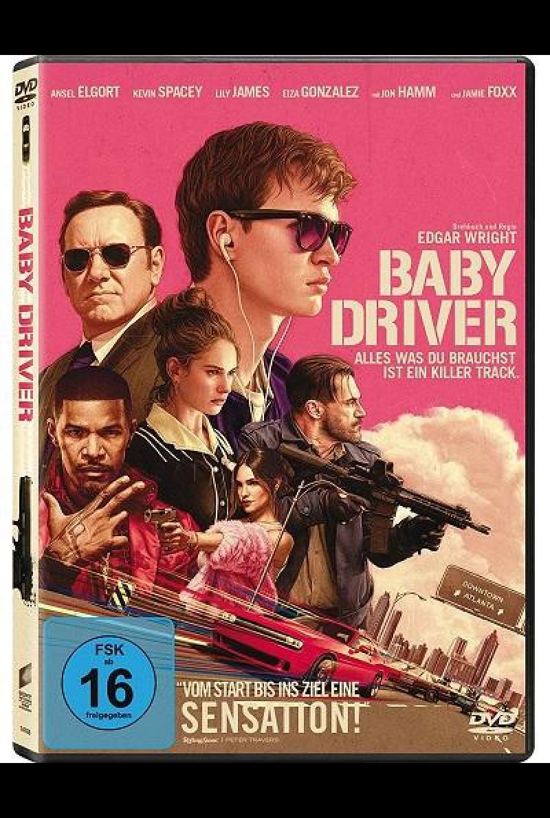Baby Driver - DVD-Cover