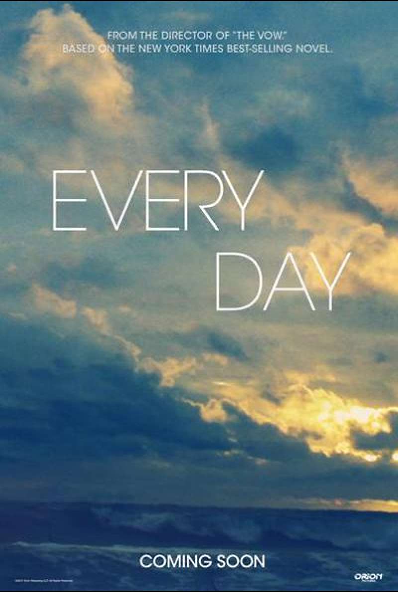 Every Day von Michael Sucsy - Teaserplakat