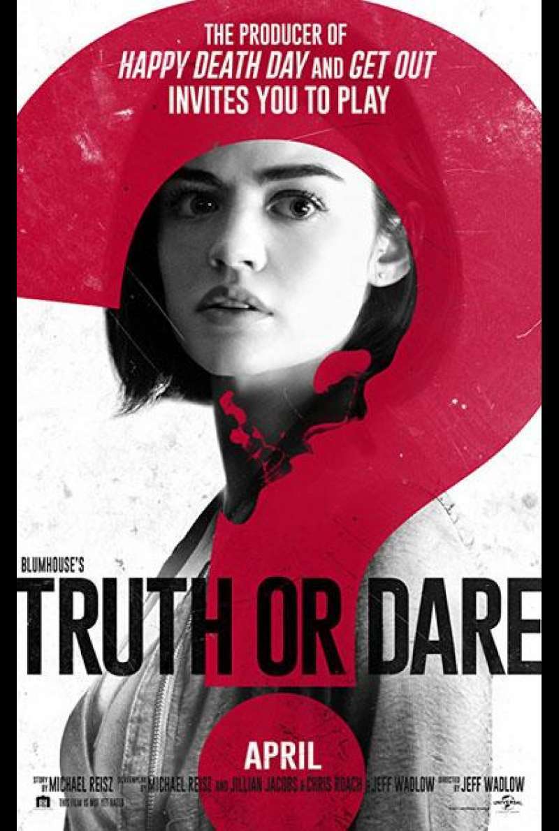 Truth or Dare von Jeff Wadlow - Filmplakat (US)