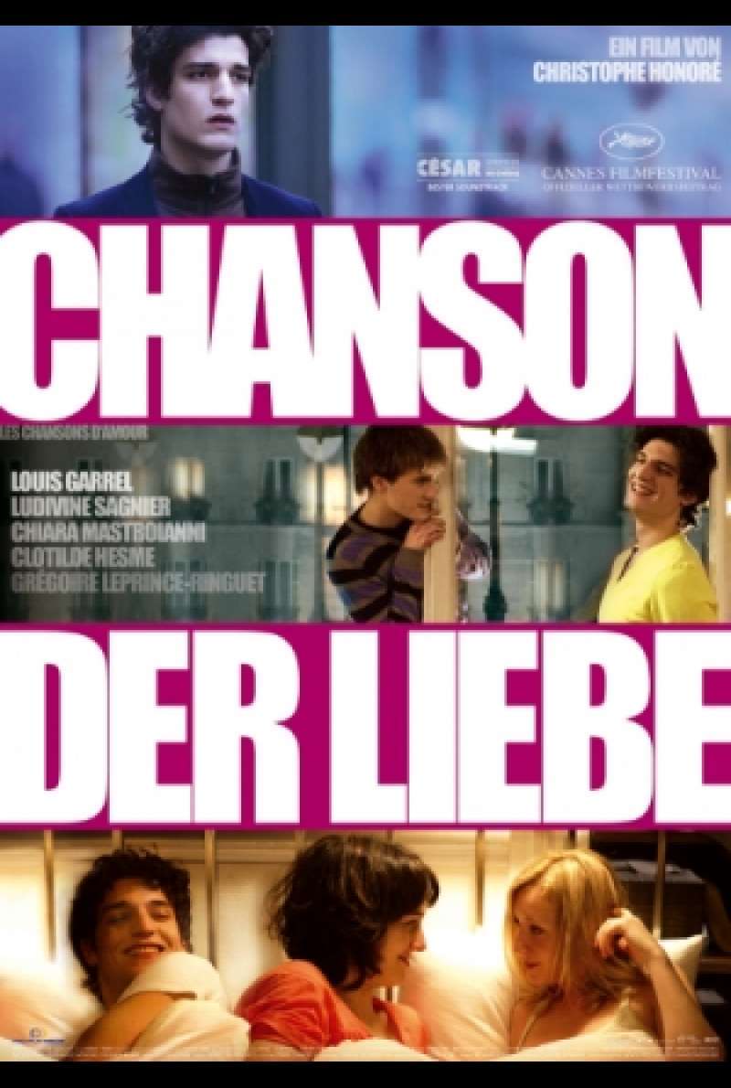 Filmplakat zu Chanson der Liebe / Les Chansons d’amour von Christophe Honoré