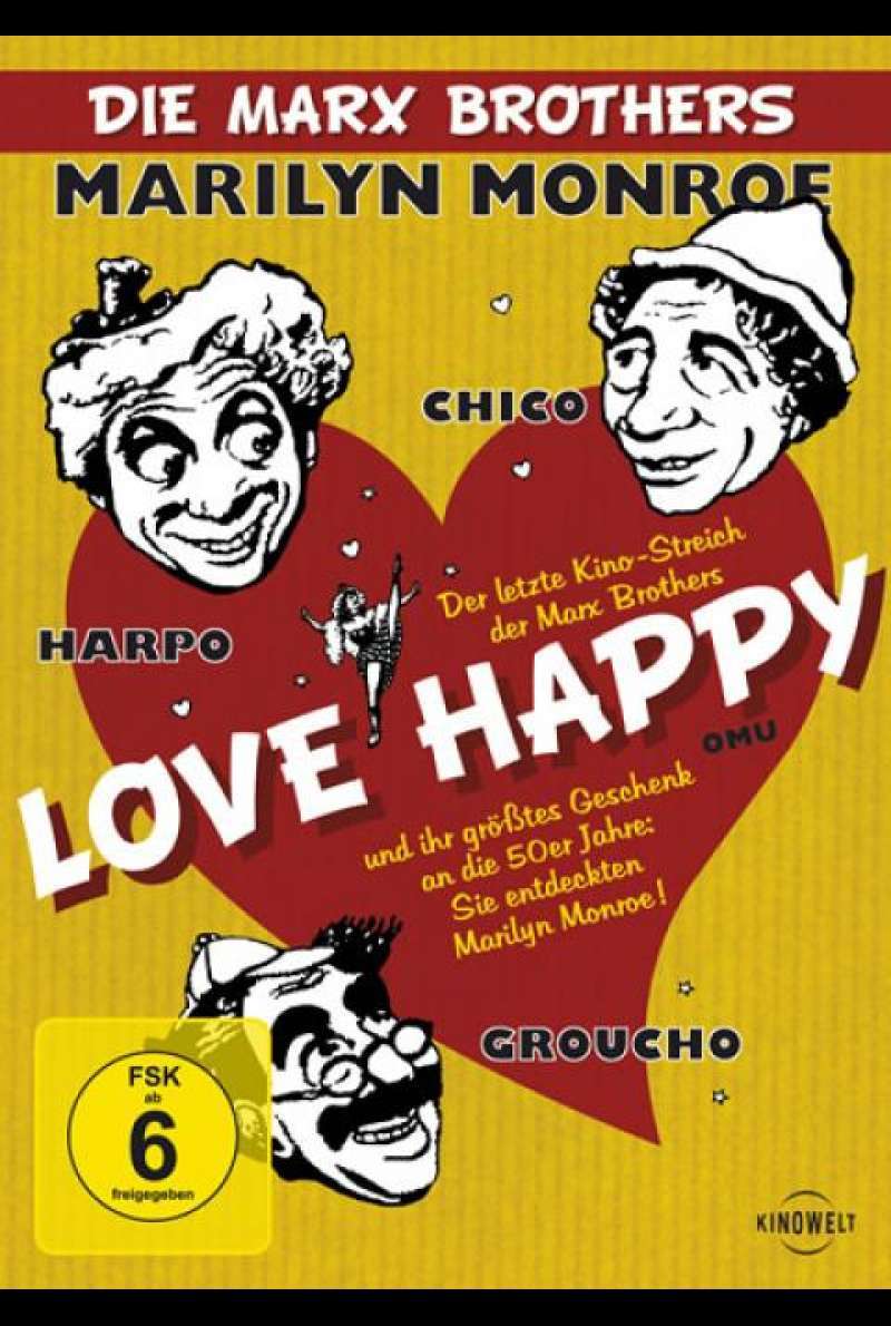 Die Marx Brothers – Love Happy - DVD-Cover