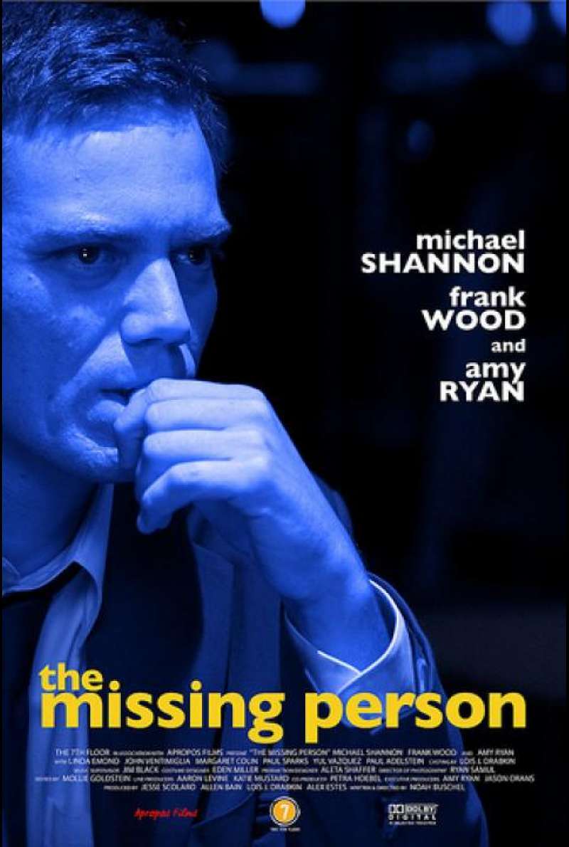 The Missing Person - Filmplakat (US)