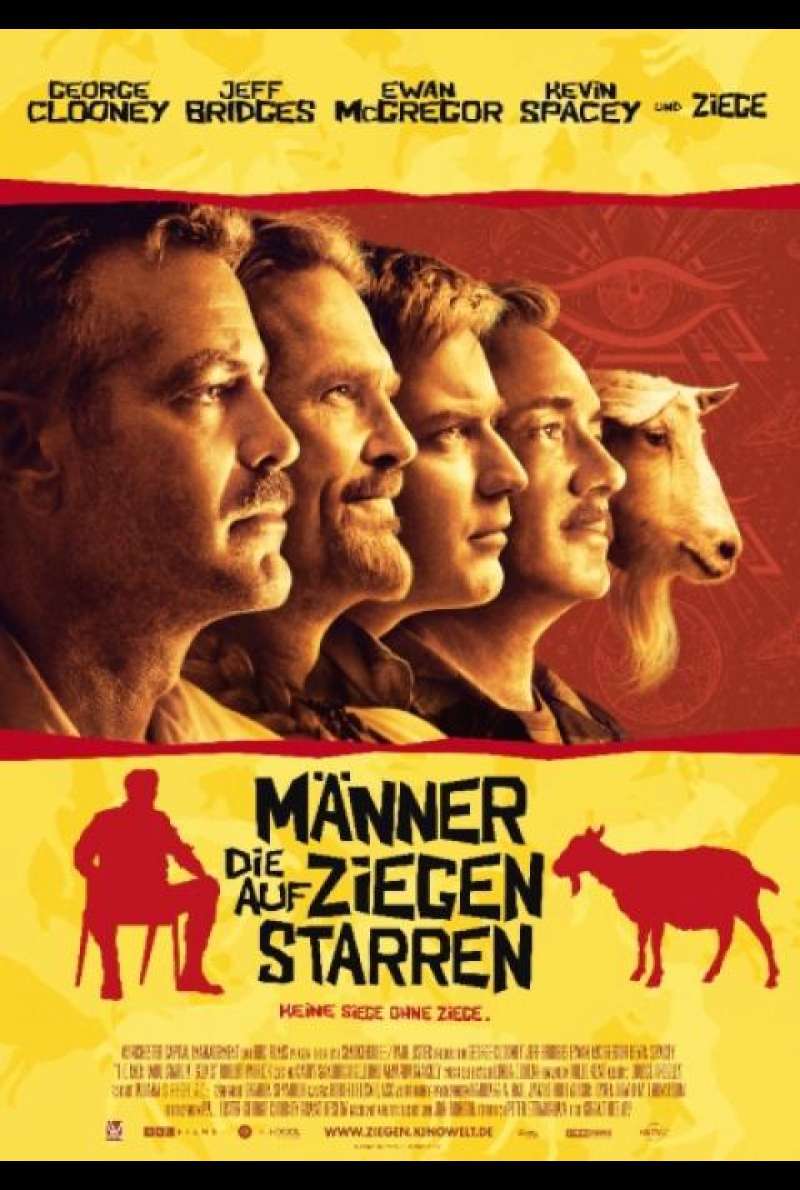 Männer die auf Ziegen starren - Filmplakat (DE)