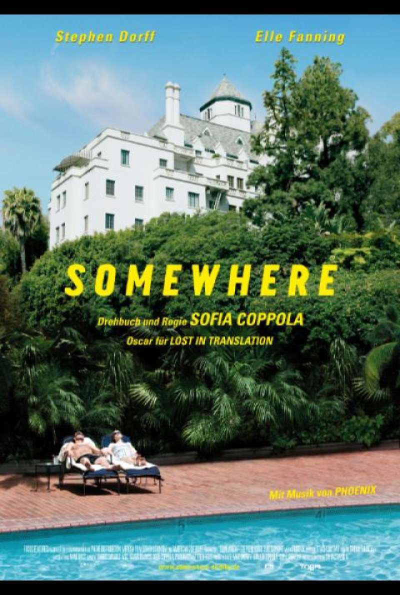 Somewhere von Sofia Coppola - Filmplakat
