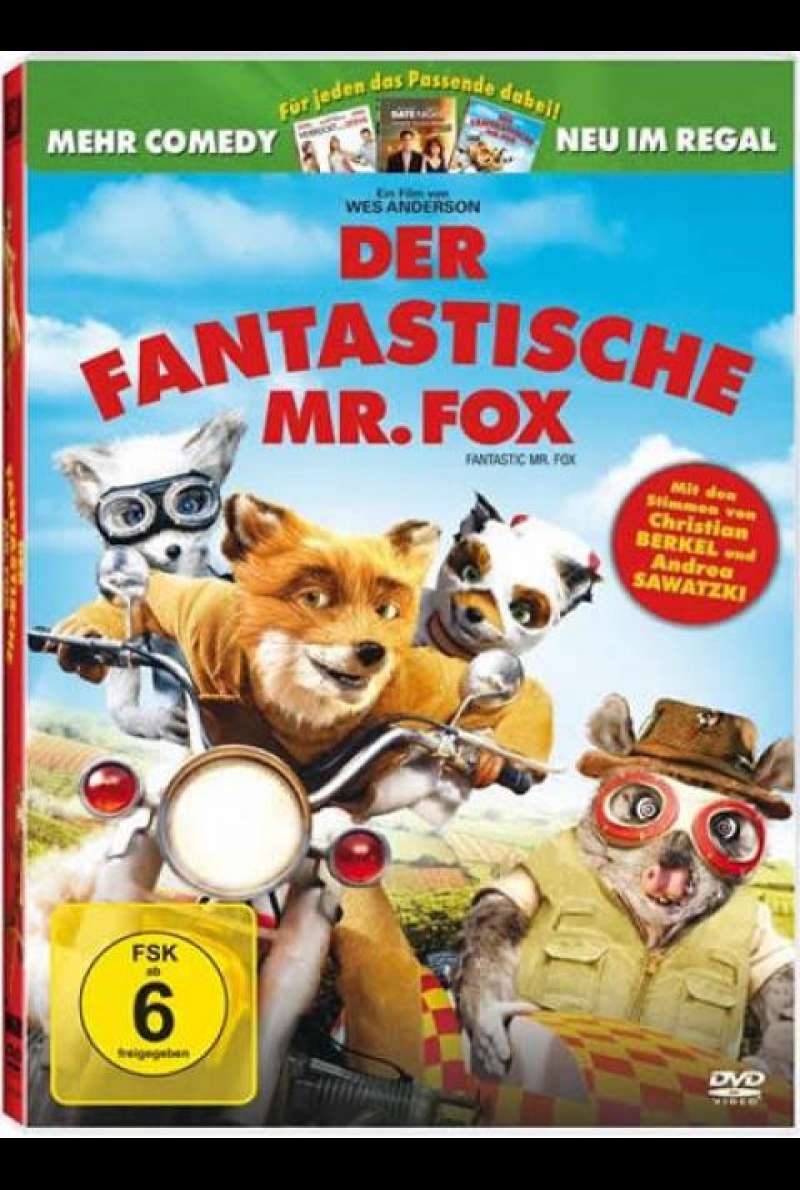 Der fantastische Mr. Fox - DVD-Cover