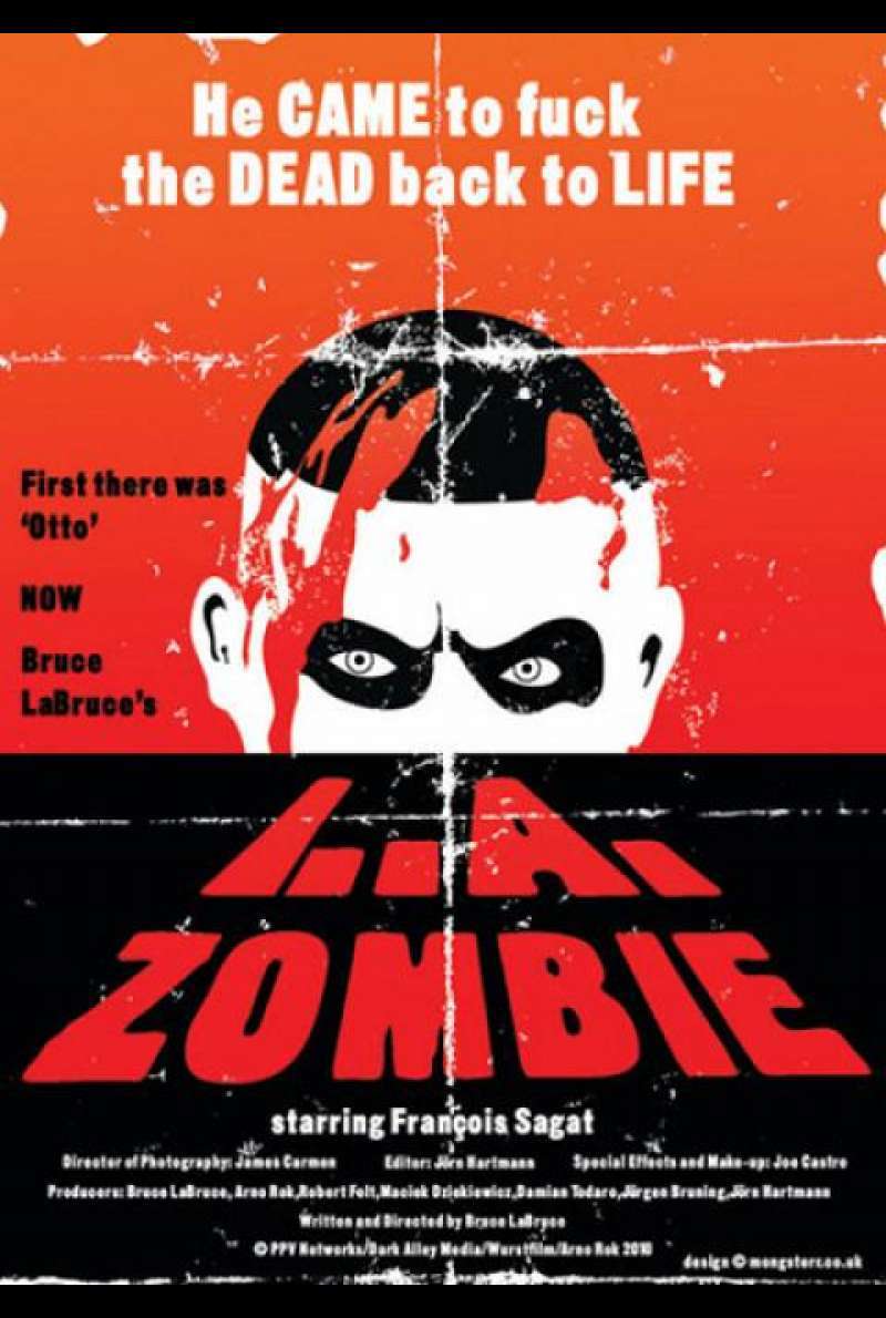 L.A. Zombie von Bruce LaBruce - US-Filmplakat