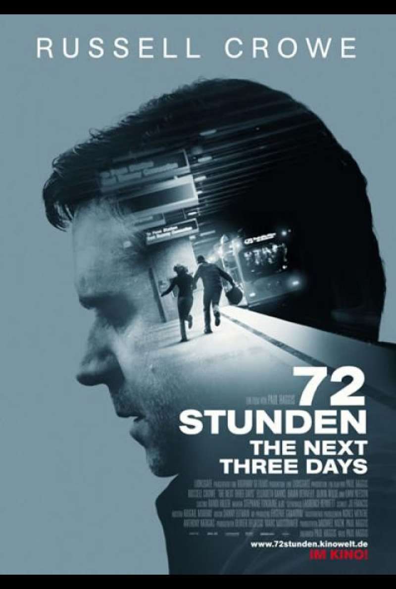 72 Stunden - The Next Three Days - Filmplakat