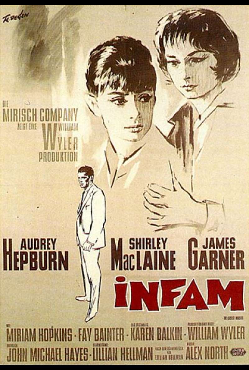 Infam von William Wyler - Filmplakat