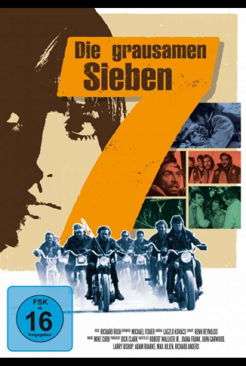 Die grausamen Sieben von Richard Rush - DVD-Cover