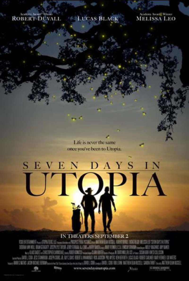 Seven Days in Utopia - Filmplakat (US)